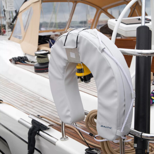 Baltic Horseshoe Buoy, White MOB Systems Cavo Yachting