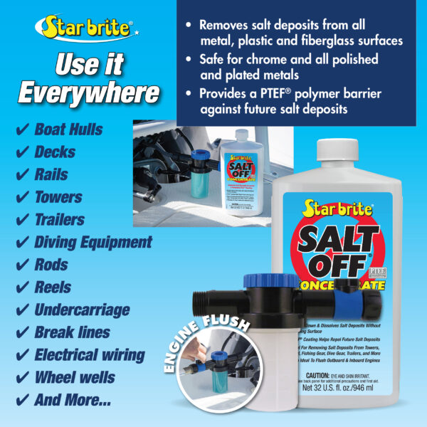 Starbrite Υγρό Αφαλάτωσης Salt Off Kit με Applicator, 32oz Καθαριστικά Cavo Yachting