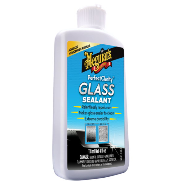 Meguiar’s Perfect Clarity Glass Sealant, 4oz (118ml) Cleaning Products Cavo Yachting