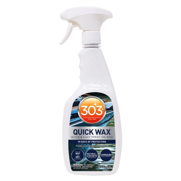 303 Quick Wax W/Carnauba, 946ml Cleaning Products Cavo Yachting