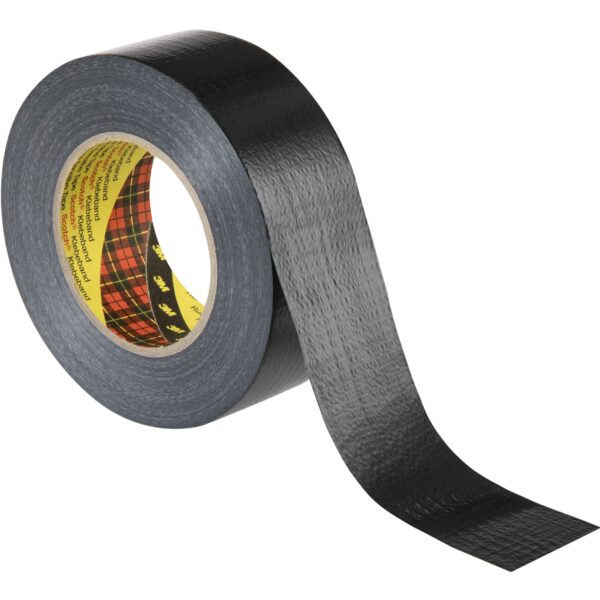 3M 2904 Heavy Duty Duct Tape, 48mm x 50m, Black Maintenance Cavo Yachting