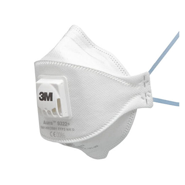 3M Aura 9322+ FFP2 Disposable Mask with Valve Maintenance Cavo Yachting