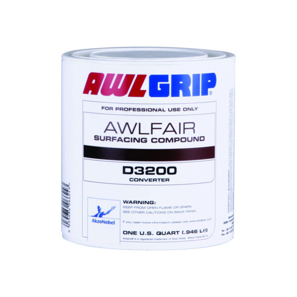 AwlGrip-Awlfair Surfacing Filler Καταλύτης D3200 Converter, Quart Maintenance Cavo Yachting