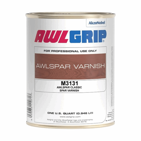 AwlGrip Awlspar Classic Spar Varnish M3131 Clear Varnish, Quart Deck Supply Cavo Yachting