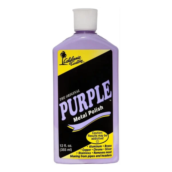 California Custom Products Purple Metal Polish, 12oz Deck Supply Cavo Yachting