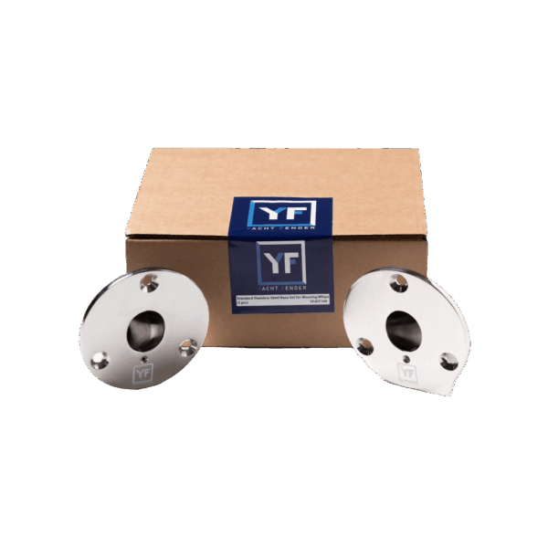 Yacht Fender Base Set for Mooring Whips, S.S. Ø16mm, (2 pcs) Fenders Cavo Yachting